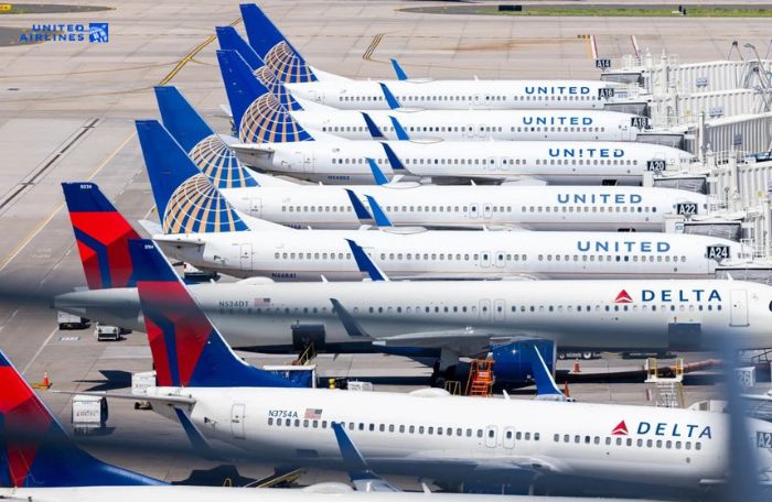 Đội bay United Airlines hiện đại