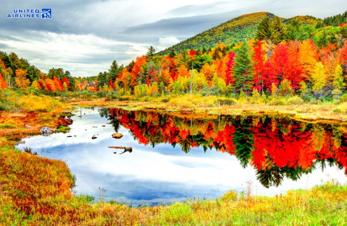 Mùa thu ở New England đầy ấn tượng