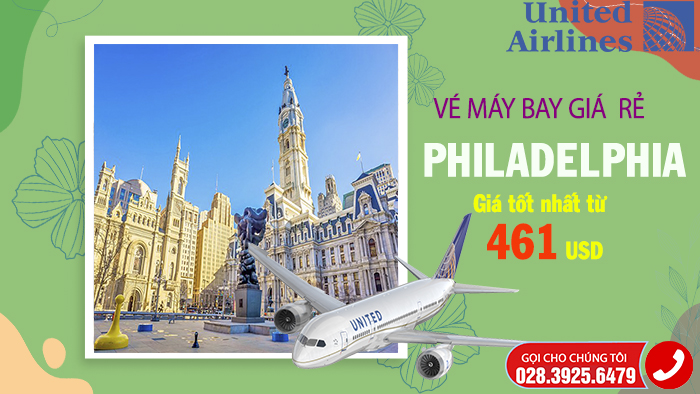 Vé máy bay đi Philadelphia Vé máy bay đi Philadelphia