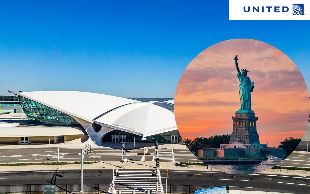 Sân bay khi bay từ New York về Việt Nam