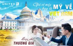 Vé máy bay hạng thương gia từ Mỹ về Việt Nam