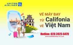 Vé máy bay từ California về Việt Nam