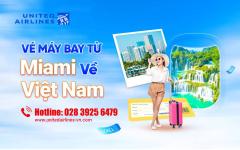 Vé máy bay từ Miami về Việt Nam